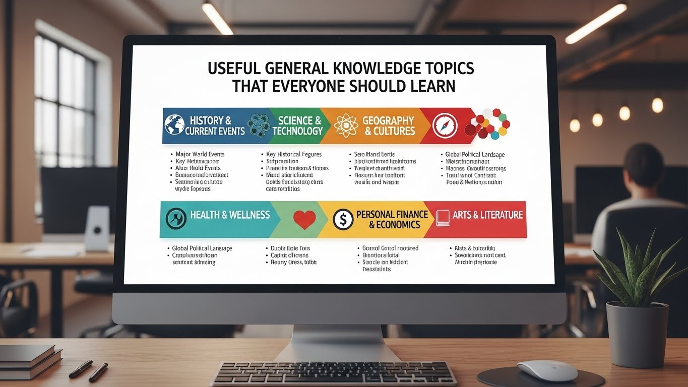 Useful General Knowledge Topics That Everyone Should Learn