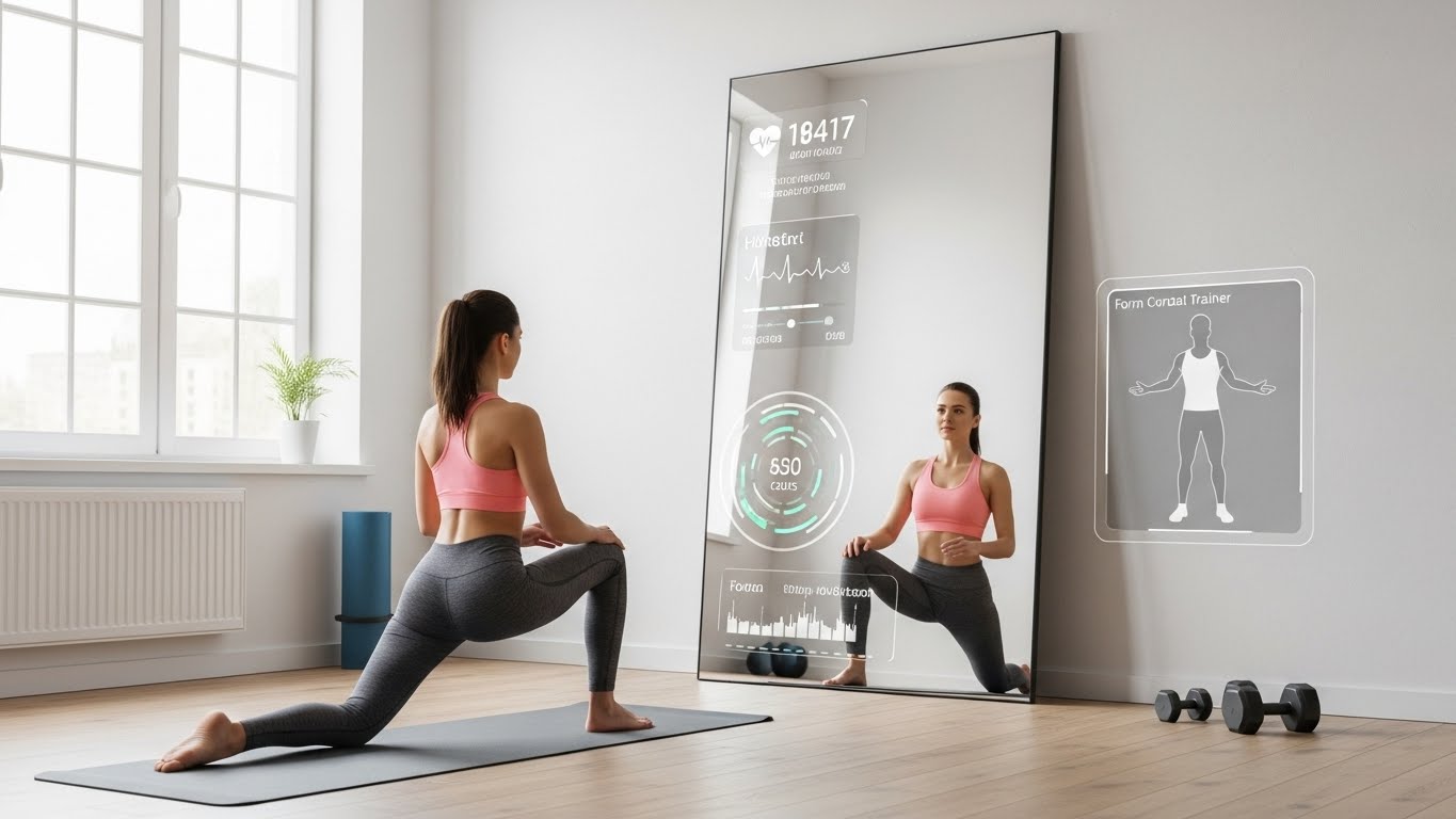 How Smart Mirrors Are Entering Fitness And Retail Spaces
