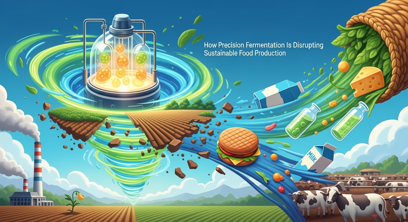 How Precision Fermentation Is Disrupting Sustainable Food Production
