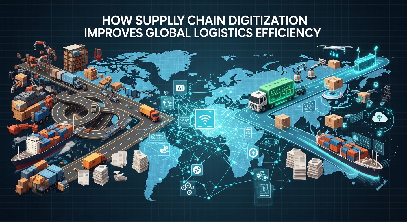 How Supply Chain Digitization Improves Global Logistics Efficiency