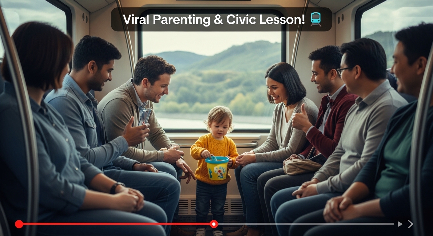 Viral Parenting &amp; Civic Lesson from a Train Video