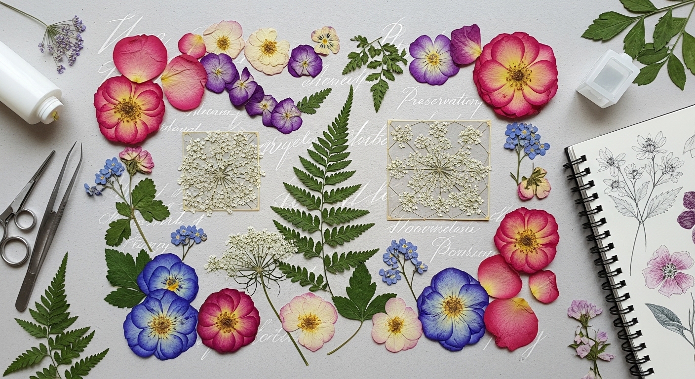 How Pressed Flower Art Preserves Natural Beauty Creatively