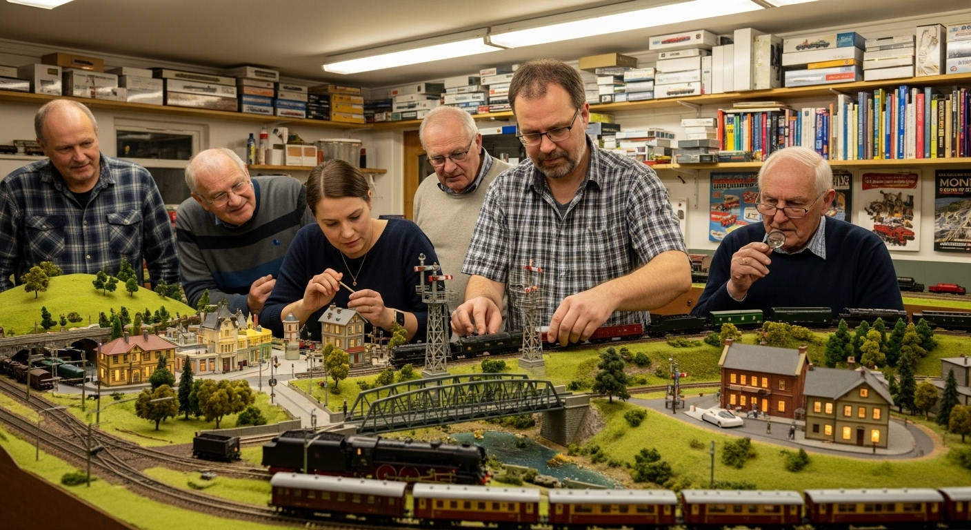 Growing Interest in Model Railway Building Among Collectors