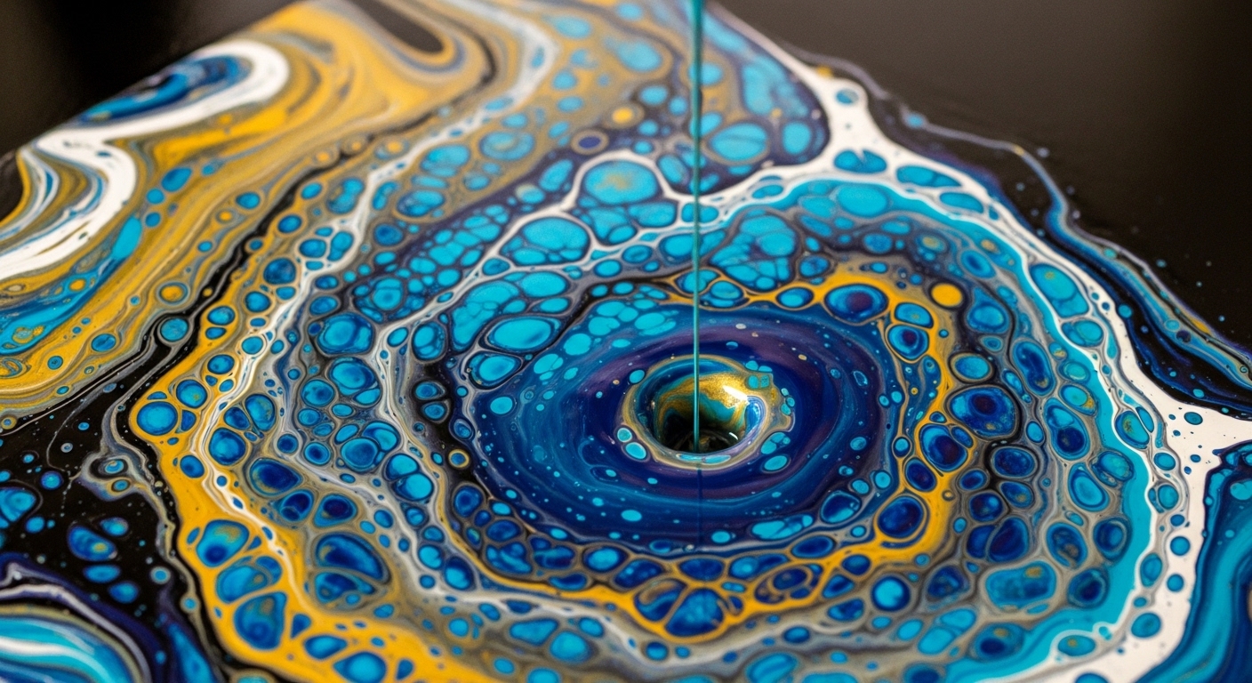 Growing Trend of Fluid Pouring Art in Abstract Painting