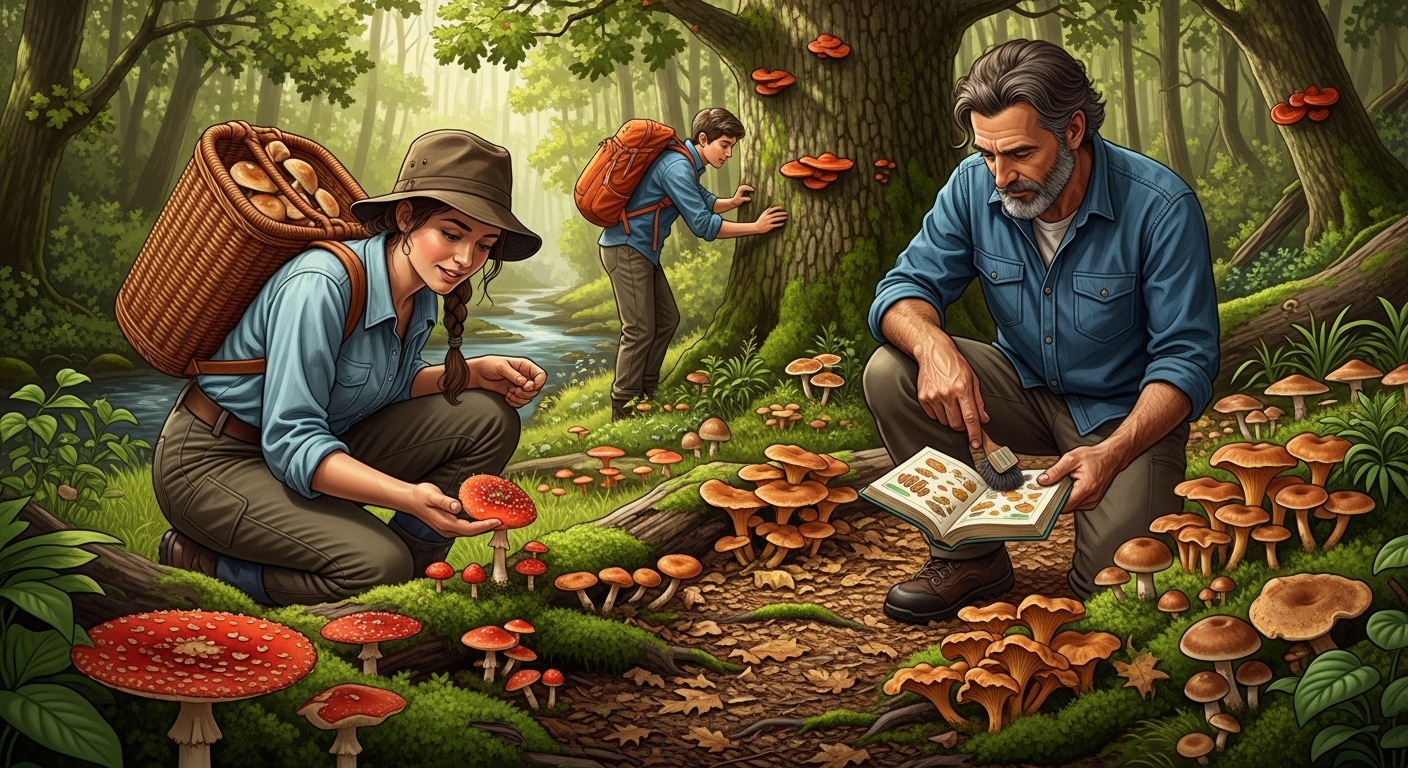 Growing Interest in Wild Mushroom Foraging Among Nature Lovers