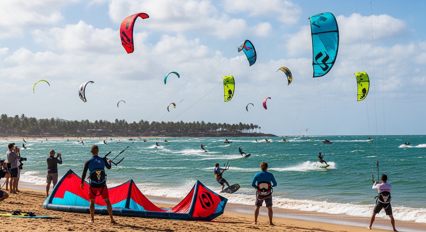 ### Article Details Primary Keyword: kite surfing Secondary Keywords: water sports, extreme sports, wind surfing, beach adventure Title: Growing Popularity of Kite Surfing as Adventure Water Sport ### Introduction to Kite Surfing Kite surfing, also known as kitesurfing, is an exciting and fast-growing adventure activity that combines elements of surfing, wind surfing, and paragliding. It involves riding on water using a board while being pulled by a large controllable kite. This dynamic sport has become one of the most thrilling water sports, attracting adventure seekers from around the world. The appeal of kite surfing lies in its combination of speed, freedom, and connection with natural forces such as wind and water. Riders harness the power of the wind to glide across the surface of the water, perform jumps, and execute impressive aerial tricks. This makes kite surfing not only a recreational activity but also a recognized extreme sport. As beach adventure tourism continues to grow, kite surfing is becoming increasingly popular in coastal destinations. Travelers seeking adrenaline-filled experiences are drawn to this sport because it offers both excitement and a unique way to explore the ocean. ### History and Evolution of Kite Surfing The origins of kite surfing can be traced back to early experiments with using kites for propulsion. In the late twentieth century, innovators began developing equipment that allowed individuals to use large kites to move across water surfaces. The sport gained momentum in the 1990s when modern kite designs and control systems were introduced. These advancements made kite surfing safer and more accessible to beginners. Early pioneers of the sport contributed to the development of specialized boards, harnesses, and kites that improved performance and control. As technology improved, kite surfing evolved into a structured sport with competitions and professional athletes. Events began showcasing freestyle tricks, speed racing, and wave riding, each representing different styles of kite surfing. Today, kite surfing is practiced worldwide, with dedicated schools, training programs, and international competitions. The sport continues to evolve as new equipment and techniques enhance performance and safety. ### Equipment Used in Kite Surfing Kite surfing requires specialized equipment that allows riders to control the kite and navigate the water safely. Understanding this equipment is essential for both beginners and experienced riders. The following table highlights the main components used in kite surfing. | Equipment | Purpose | Importance | | ------------ | ---------------------------- | ------------------------------ | | Kite | Captures wind power | Provides propulsion | | Control bar | Steers the kite | Enables direction control | | Board | Supports rider on water | Allows movement across surface | | Harness | Connects rider to kite | Reduces physical strain | | Safety leash | Releases kite in emergencies | Ensures rider safety | Each piece of equipment plays a crucial role in the overall experience. The kite generates the force needed to move, while the control bar allows the rider to adjust direction and speed. The board enables smooth movement across the water, similar to surfing. Safety equipment is particularly important in kite surfing. Riders must be prepared to handle changing wind conditions and unexpected situations. ### Techniques and Skills in Kite Surfing Kite surfing requires a combination of physical skill, coordination, and understanding of environmental conditions. Beginners typically start by learning how to control the kite on land before entering the water. One of the first skills to master is kite control. Riders must learn how to position the kite in different areas of the wind window to generate the desired amount of power. This skill is essential for maintaining balance and controlling speed. Once in the water, riders practice balancing on the board while managing the kite. Coordinating these movements requires practice and patience. As skills improve, riders can perform turns, jumps, and advanced maneuvers. Wind awareness is another important aspect of kite surfing. Understanding wind direction, strength, and changes helps riders navigate safely and make the most of their experience. Advanced kite surfers often perform aerial tricks, including jumps and spins, which showcase the sport’s extreme nature. These techniques require precise timing and control. ### Benefits of Kite Surfing as an Adventure Sport Kite surfing offers numerous benefits that contribute to its growing popularity as an extreme sport. One of the most notable advantages is the physical workout it provides. Riding against wind resistance engages muscles throughout the body, improving strength, balance, and endurance. The sport also promotes mental well-being. Being surrounded by natural elements such as the ocean and wind creates a sense of freedom and relaxation. Many participants find kite surfing to be a refreshing escape from daily routines. Kite surfing also encourages skill development. Learning to control the kite and board builds confidence and coordination. As riders progress, they gain a sense of achievement that motivates them to continue improving. Another benefit is the social aspect of the sport. Kite surfing communities often form around popular beach destinations, where enthusiasts share experiences, tips, and support. Additionally, kite surfing provides opportunities for travel. Many riders visit coastal destinations known for ideal wind conditions, combining adventure with exploration. ### Popular Destinations for Kite Surfing Kite surfing is practiced in many coastal regions around the world, but certain locations are particularly popular due to favorable wind conditions and scenic environments. Coastal areas with consistent winds, shallow waters, and open beaches are ideal for kite surfing. These conditions allow both beginners and experienced riders to enjoy the sport safely. Many beach adventure destinations offer kite surfing schools and rental services, making it easier for newcomers to learn the sport. These locations often host events and competitions that attract participants from different countries. Tourism industries in coastal regions have embraced kite surfing as a major attraction. Resorts and travel companies promote kite surfing experiences as part of adventure tourism packages. As awareness of kite surfing continues to grow, more destinations are developing facilities to support this exciting water sport. ### Final Thought Kite surfing has emerged as a thrilling adventure water sport that combines the power of wind with the excitement of surfing. Through its blend of water sports techniques, extreme sports elements, and beach adventure experiences, kite surfing offers a unique and exhilarating way to explore coastal environments. As interest in adventure tourism continues to rise, kite surfing is set to remain a popular choice for those seeking both challenge and freedom on the water.