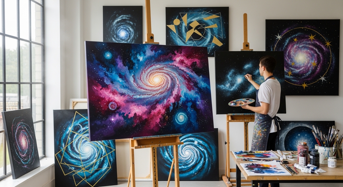 Growing Popularity of Galaxy Painting in Modern Art Styles