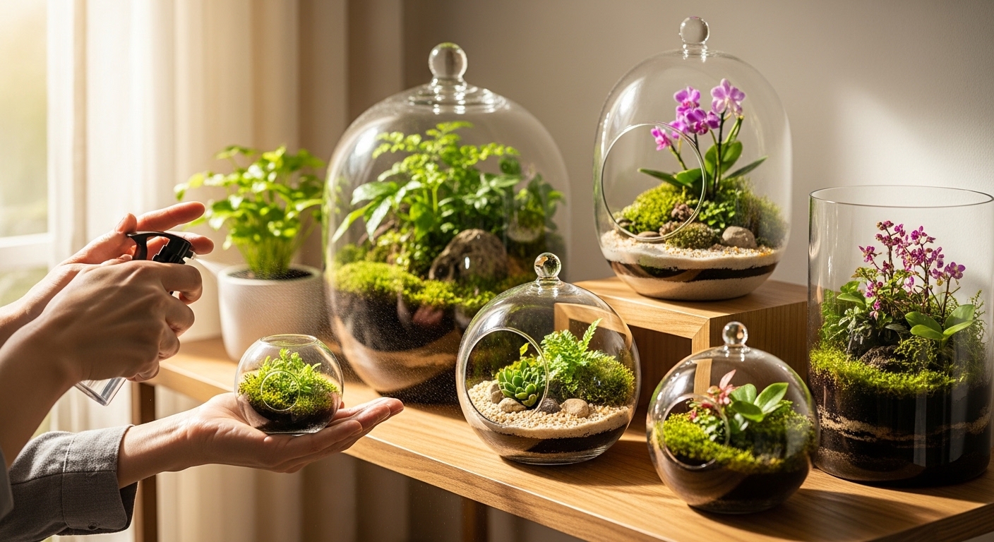 Growing Popularity of Terrarium Gardening for Small Spaces