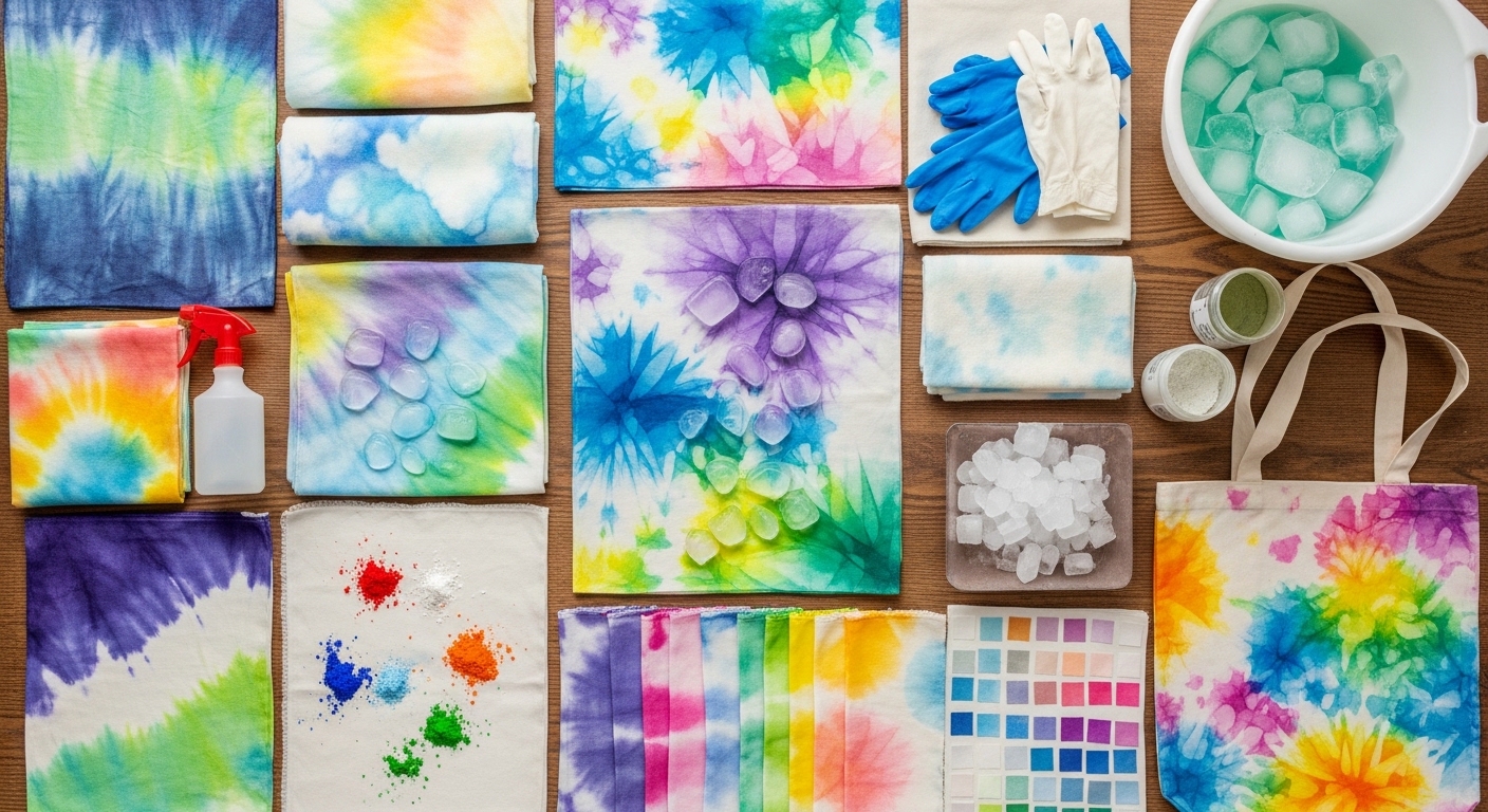 Growing Trend of Ice Dyeing in Textile Design Crafts