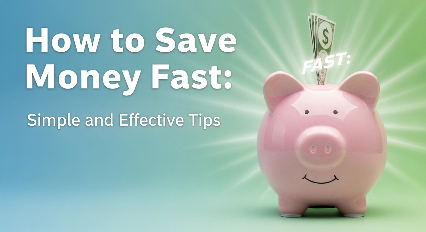 How to Save Money Fast: Simple and Effective Tips