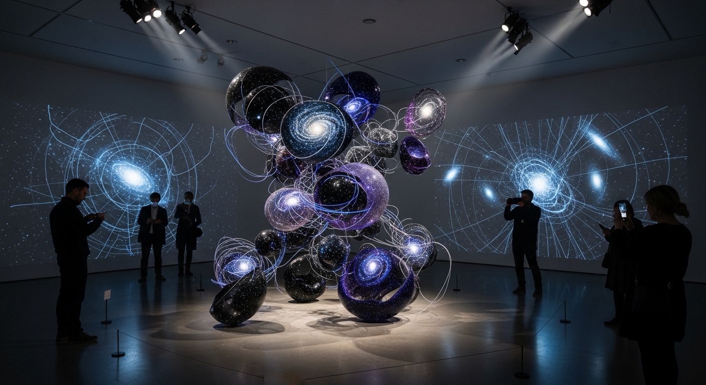 How Dark Matter Visualization Inspires New Scientific Art Forms