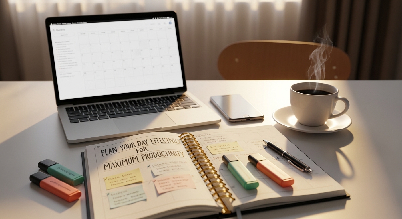 How to Plan Your Day Effectively for Maximum Productivity