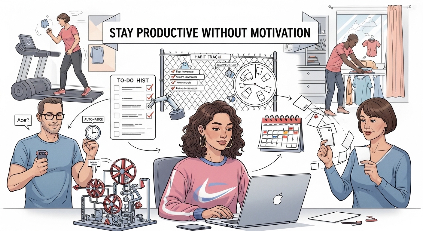 How to Stay Productive Without Motivation
