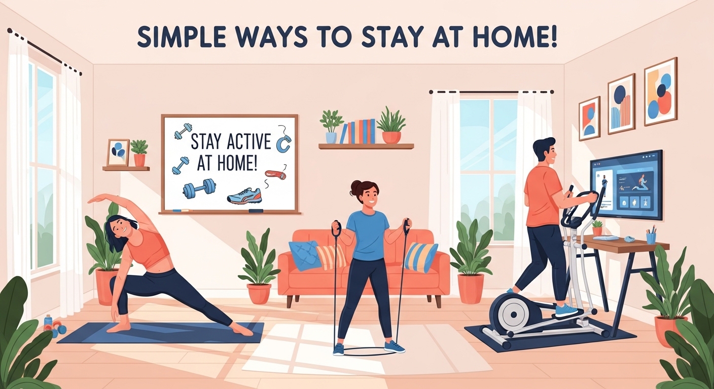 Simple Ways to Stay Active at Home