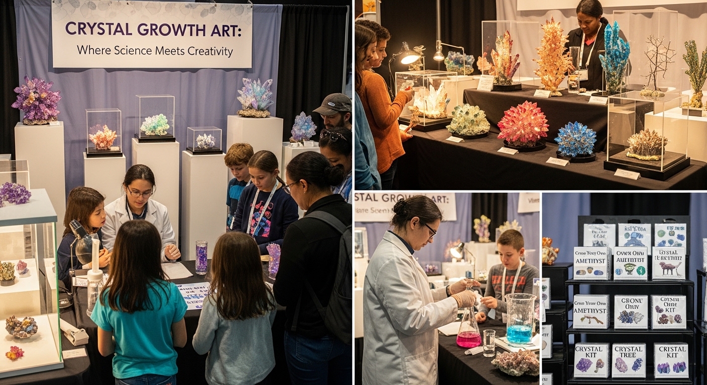 Growing Popularity of Crystal Growth Art in Science Crafts