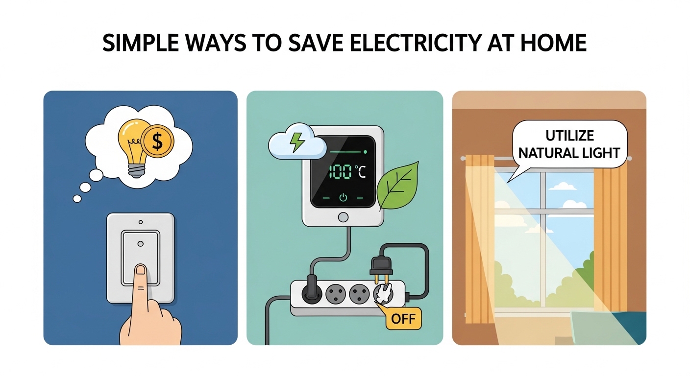 Simple Ways to Save Electricity at Home