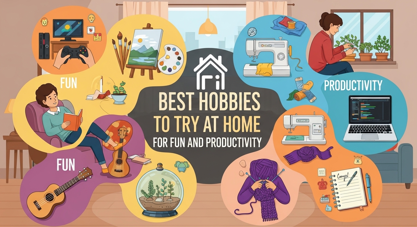 Best Hobbies to Try at Home for Fun and Productivity