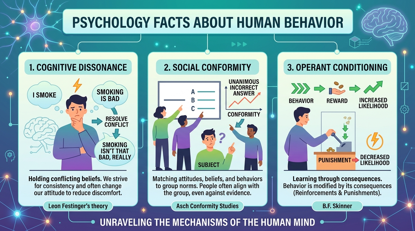 Psychology Facts About Human Behavior